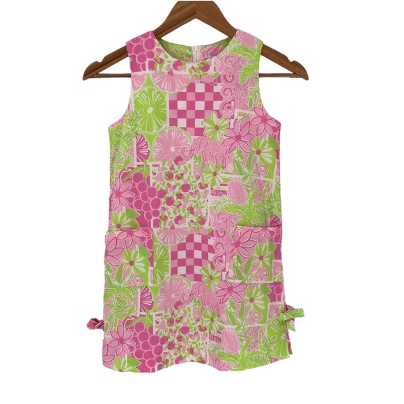 Lilly Pulitzer Other - Lilly Pulitzer Girl’s Floral Patchwork Dress size 8